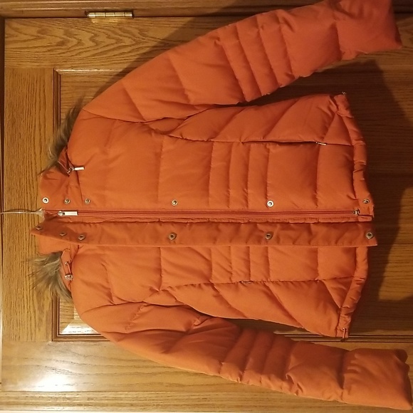 Black Rivet Jackets & Coats Black Rivet Pumpkin Puffer Jacket With